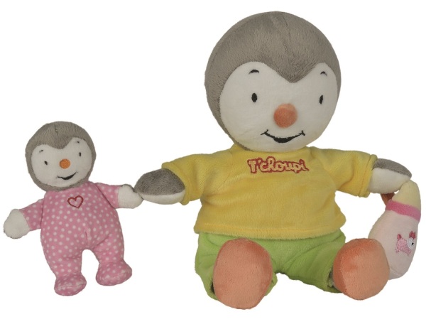 Nicotoy Peluche d'Activité T'choupi et Fanni